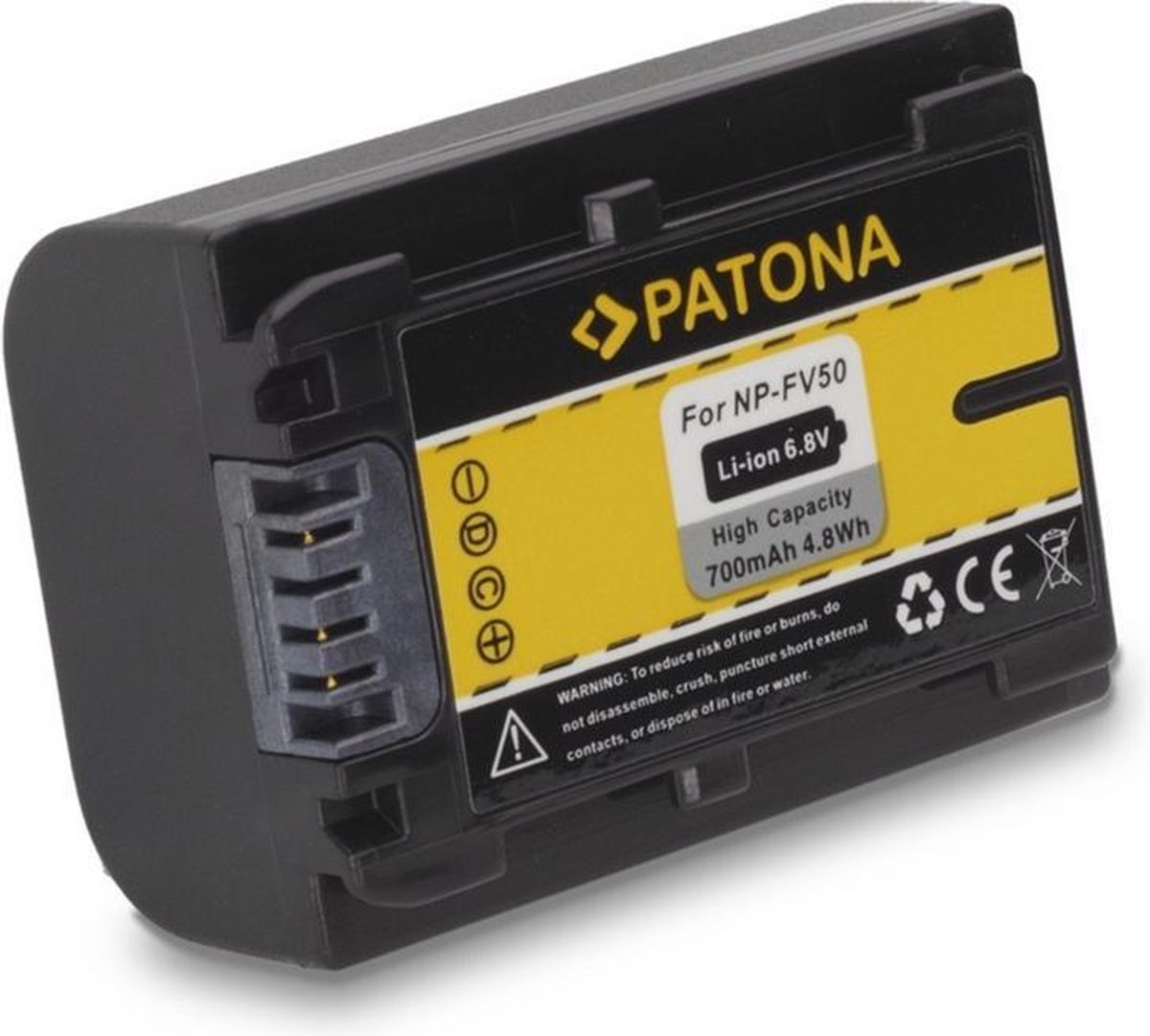 PATONA 1117 Lithium-Ion 700mAh 6.8V oplaadbare batterij/accu