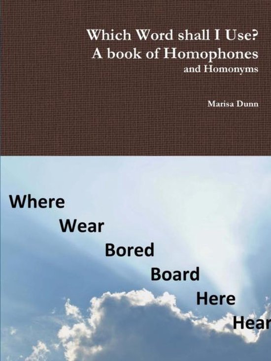 Which Word Shall I Use? 9781326617240 Marisa Dunn Boeken bol