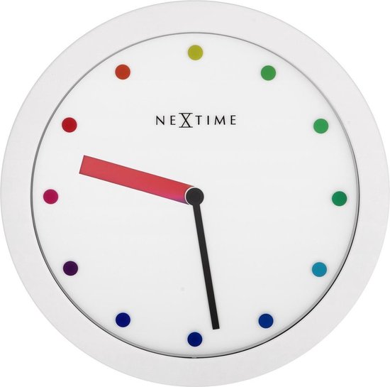 NeXtime Color Change - Klok - Rond - Plastique - Ø28 cm - Multi