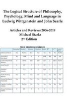 The Logical Structure of Philosophy, Psychology, Mind and Language in Ludwig Wittgenstein and John Searle