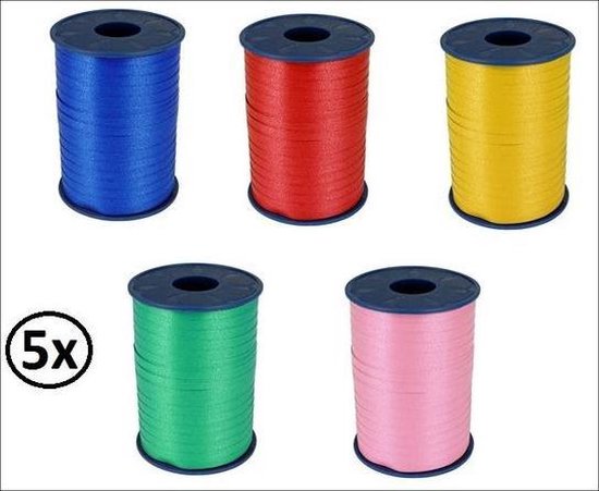 Kerst lint krullint linten voor geschenkverpakking rollen perfect voor het maken van strikken en kransen zilver 2,5 cm x 22 m