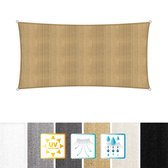 Auvent rectangulaire de Lumaland avec cordons de tension|polyester avec double couche pu | Rectangulaire 2 x 4 | 160 g / m²