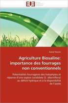 Agriculture Biosaline: importance des fourrages non conventionnels