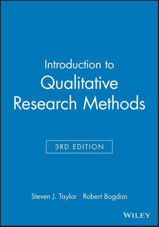 introduction to qualitative research methods in psychology