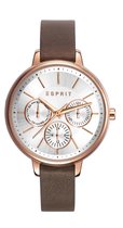 Esprit ES108152005 Melanie Horloge - Leer - Bruin - Ø 36 mm