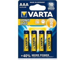 Varta Longlife Batterie Wegwerpbatterij AAA Alkaline