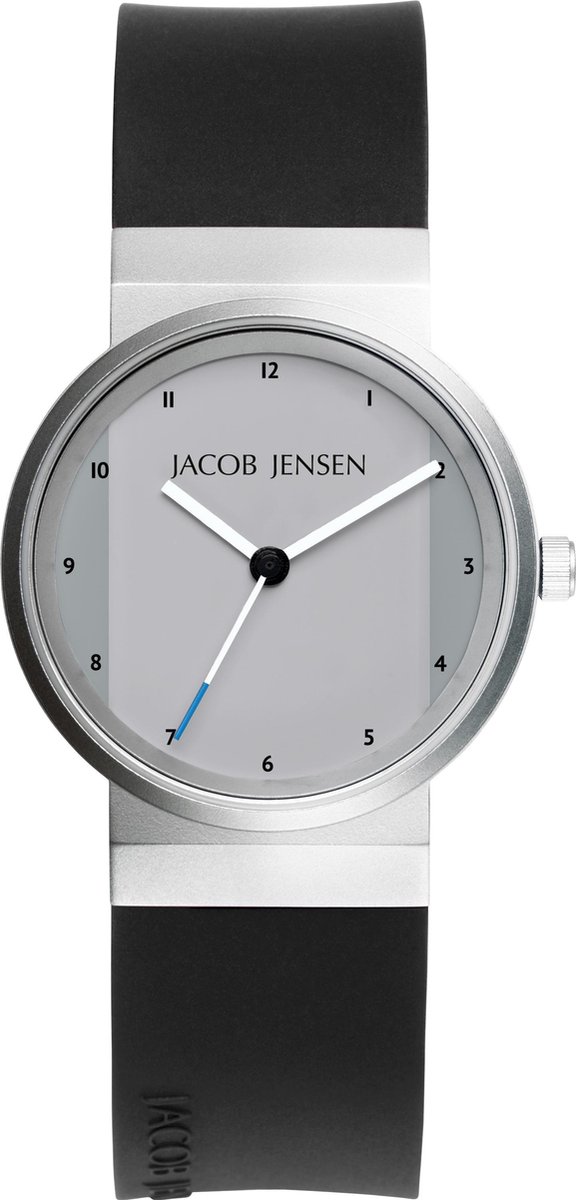 Jacob Jensen 741 horloge dames - zwart - edelstaal
