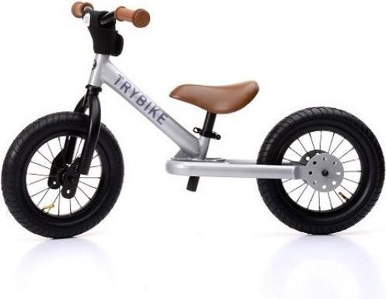 Trybike - Steel Zilver - Vintage Loopfiets - Luchtbanden - 12 inch -  Geheel | bol.com