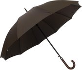 Smati Homme en Canne Paraplu - Stormbestendig - Extra Stevig - Bruin - Ø118cm