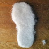 Pedag Alaska lamswollen inlegzool met wafellatex voor anti-slip. Maat 32 / 33