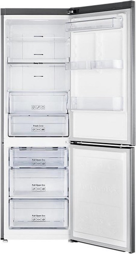 Samsung RB33J3205SA réfrigérateur-congélateur Autoportante 339 L E Graphite  | bol.com