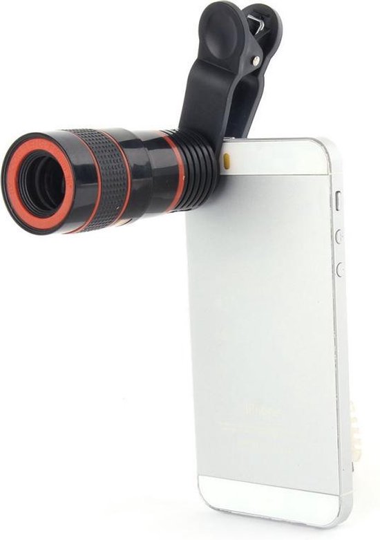 Mobiele telefoon lens - Smartphone lens - 8x Zoom - DisQounts | bol.com