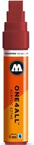 Molotow ONE4ALL 15mm Acryl Marker - Bordeaux rood - Geschikt voor vele oppervlaktes zoals canvas, hout, steen, keramiek, plastic, glas, papier, leer...
