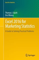 Excel for Statistics - Excel 2016 for Marketing Statistics