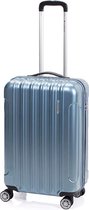 Gladiator Neon Lux S handbagage Spinner 55 - TSA slot - Ijsblauw