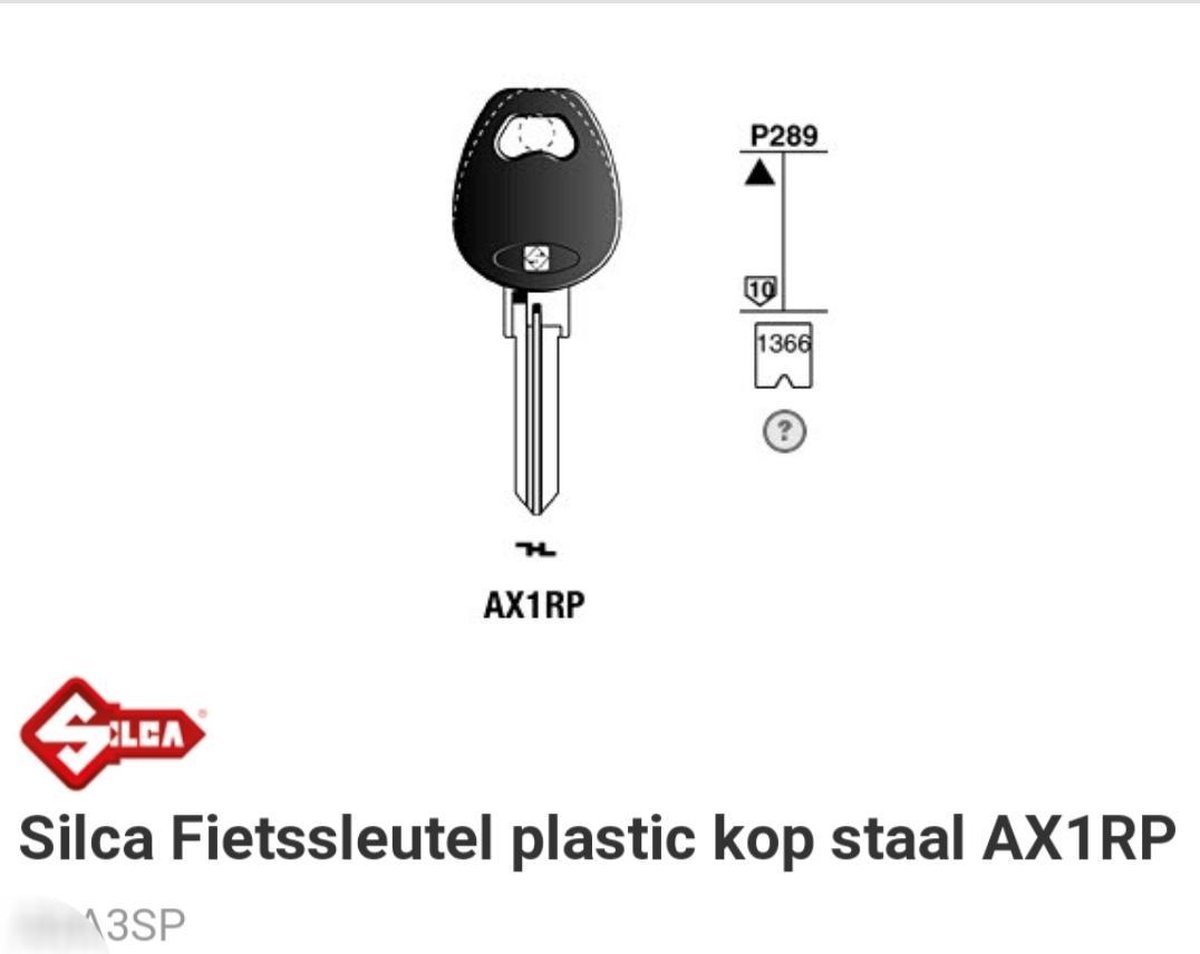SILCA AX1 Rechts Profiel! Sleutel / Loper / Blanco Sleutel oa te gebruiken voor... | bol.com