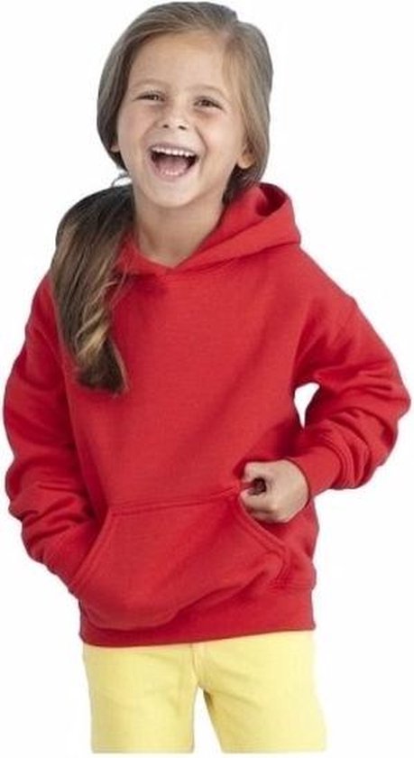 Rode capuchon sweater voor meisjes 122-128 (s) | bol