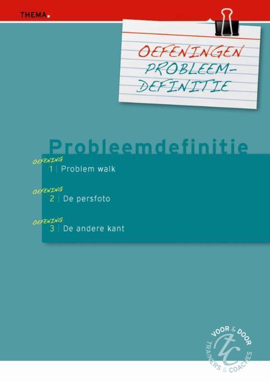 Cover van het boek 'Oefeningen probleemdefinitie'