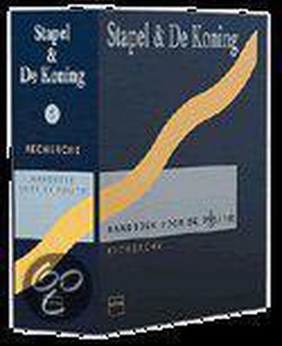 Cover van het boek 'Stapel & de koning handboek voor politie reche / druk 1'