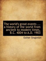 The World's Great Events ... a History of the World from Ancient to Modern Times, B.C. 4004 to A.D. 1903