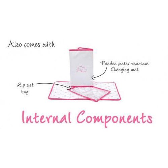 Pink Lining - verschoningsmatje - Roze van Pink Lining — afbeelding 5