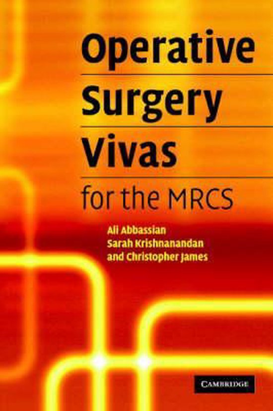 Operative Surgery Vivas for the MRCS - cover