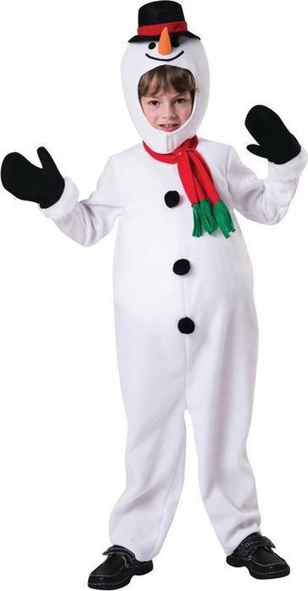 Sneeuwpop kostuum voor kinderen 128 | bol.com