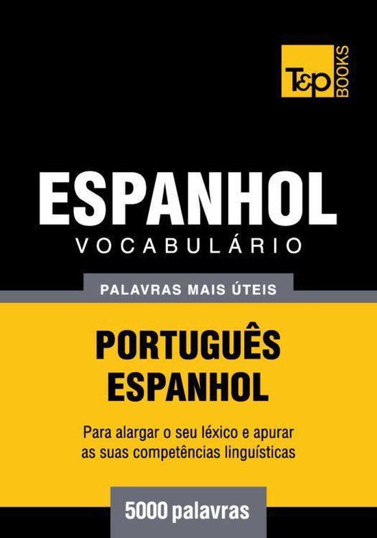 Vocabulário Português-Espanhol - 5000 palavras mais úteis - cover