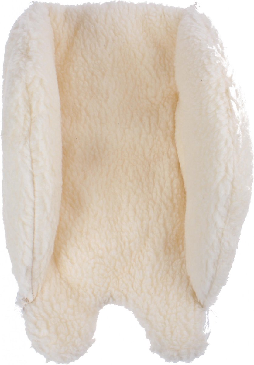 Fietskardeel melia inlegpad schaap babyschaal - WIT