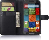 Celtex wallet hoesje zwart Motorola Moto X Play
