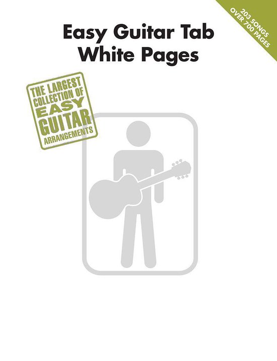 Easy Guitar Tab White Pages (Songbook) - cover
