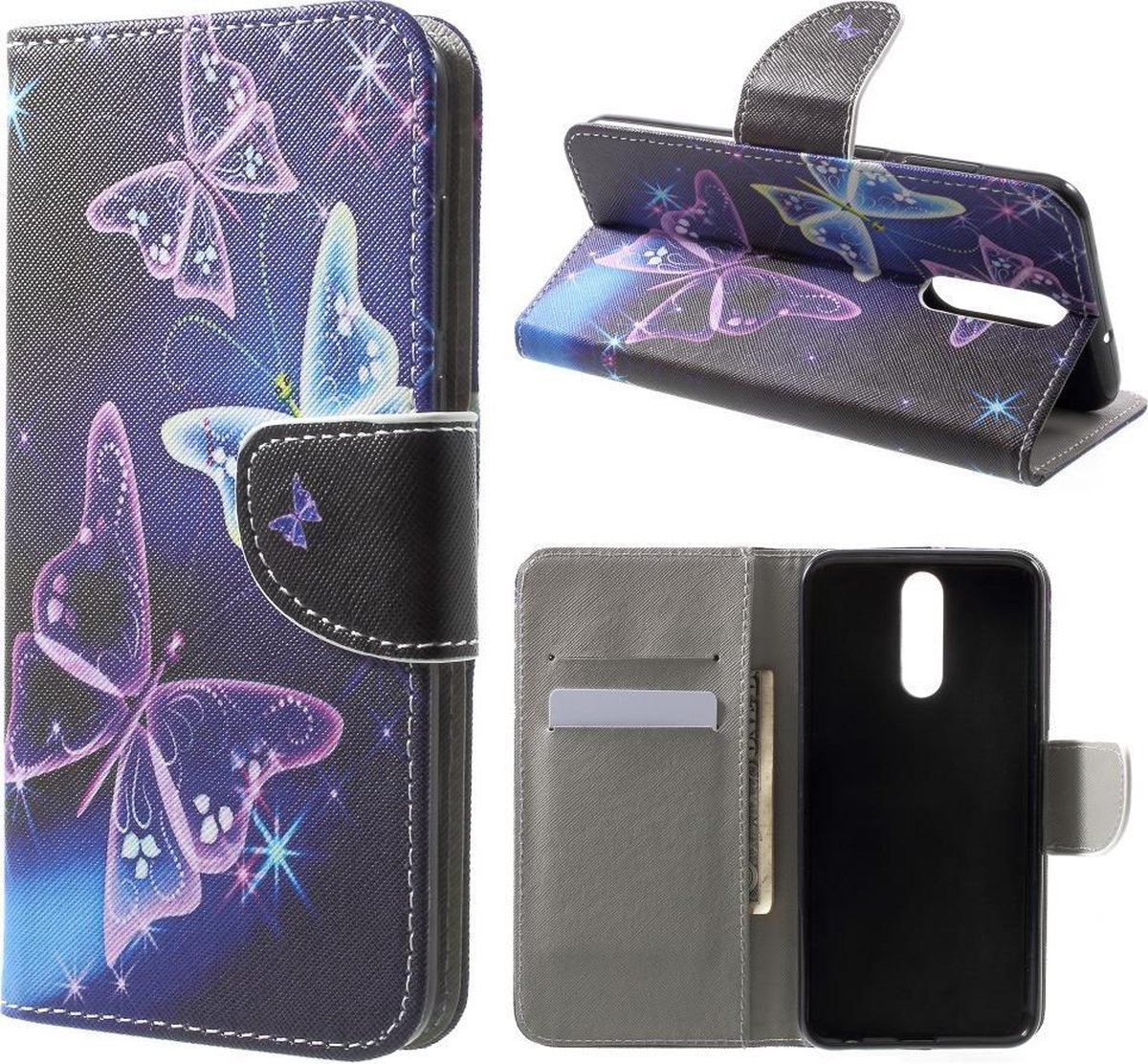 Book Case - Geschikt voor Huawei Mate 10 Lite Hoesje - Vlinders