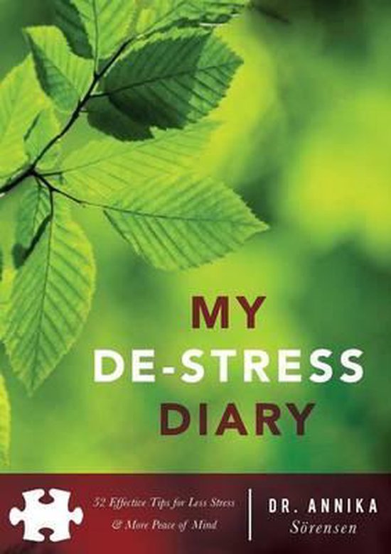 My De-Stress Diary - cover