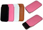 Alcatel One Touch Idol Ultra 6033 hoesje, Luxe PU Leren Sleeve, Kleur Roze, merk i12Cover