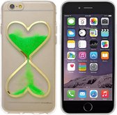 Colorfone PREMIUM CoolSkin Liquid Hart / Glitter / Siliconen / Gel / TPU / Softcase / Hoesje / Cover / Case voor de Apple iPhone 7 Plus /8 Plus Groen