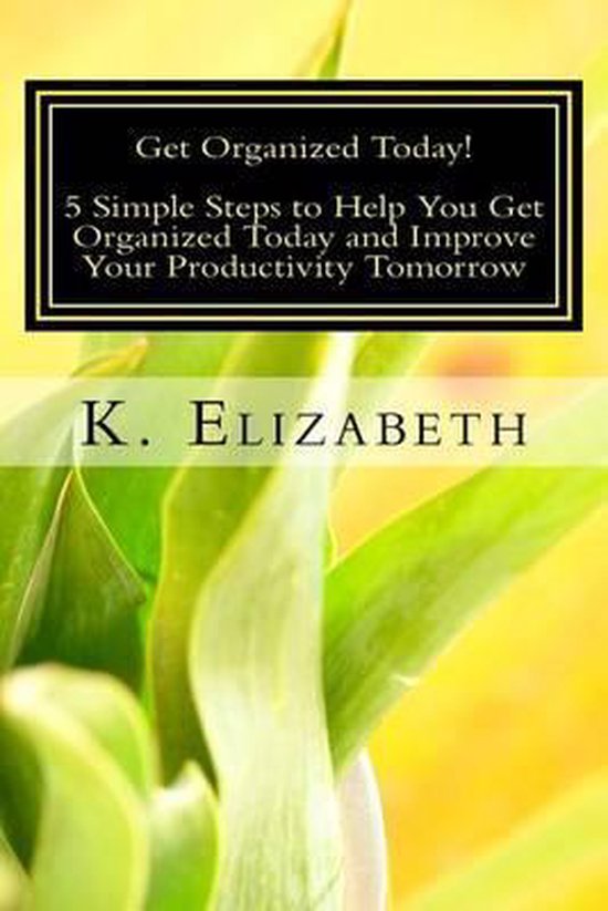 Get Organized Today! - cover