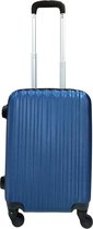 SB Travelbags 'Expandable' Handbagage koffer 53cm 4 wielen trolley - Blauw