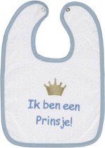ISI Mini - Slab met tekst 'Ik ben een Prinsje' - Wit