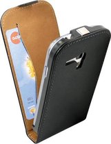 Flip Case - Leder - Sam. Galaxy S3 Mini - Zwart | 22883