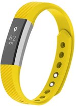 Siliconen polsbandje voor de Fitbit Alta / Alta HR - Geel