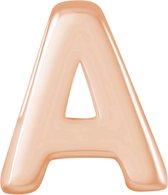 More Initials - Zilveren roseplated hanger alfabet