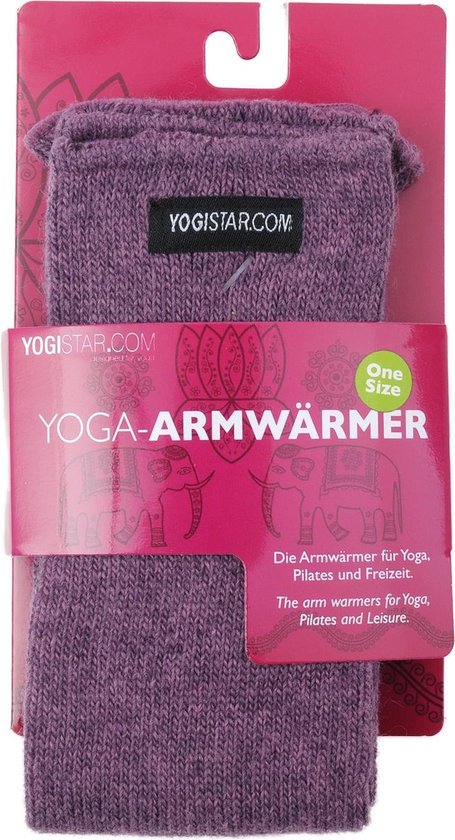 Yogistar Yoga-armwarmers elderberry - wol Armwarmers