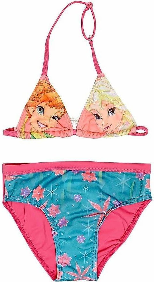 Disney Frozen Bikini Elsa & Anna 6 Jaar Maat 116 Roze / Aqua