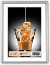 ZEP - Aluminium Fotolijst Ombretta Zilver voor foto 40x50 cm - AL1S6