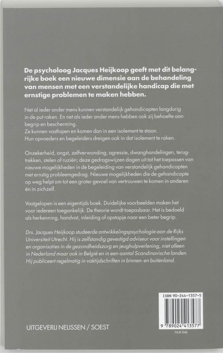PM-reeks - Vastgelopen - back cover