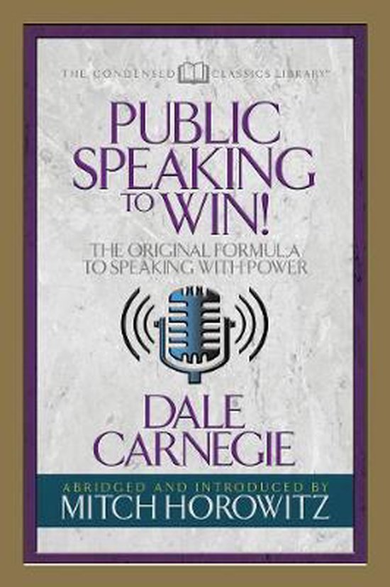 Public Speaking to Win (Condensed Classics) - cover