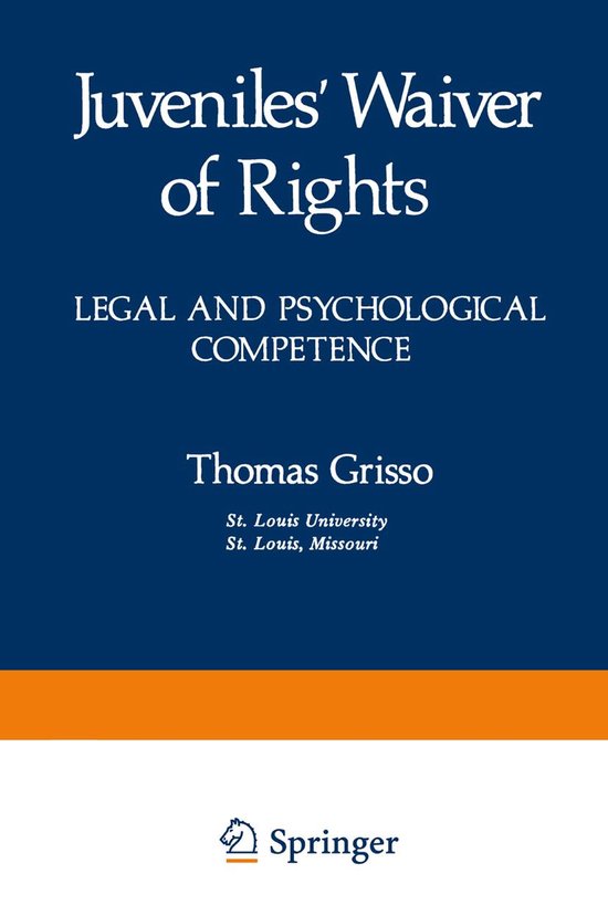 Behavioral Science and Psychology (R0) - Juveniles’ Waiver ... - cover