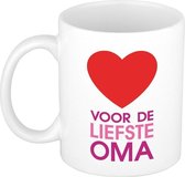 Grootmoeder verjaardag cadeau mok / beker - voor de liefste oma - 300 ml