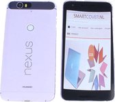 Huawei Nexus 6P, 0.35mm Ultra Thin Matte Soft Back Skin case Transparant Paars Purple