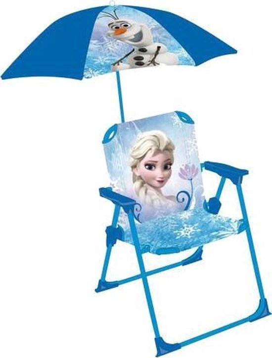 Verder Suri Lenen Disney Frozen Stoel Met Parasol Meisjes Blauw | bol.com